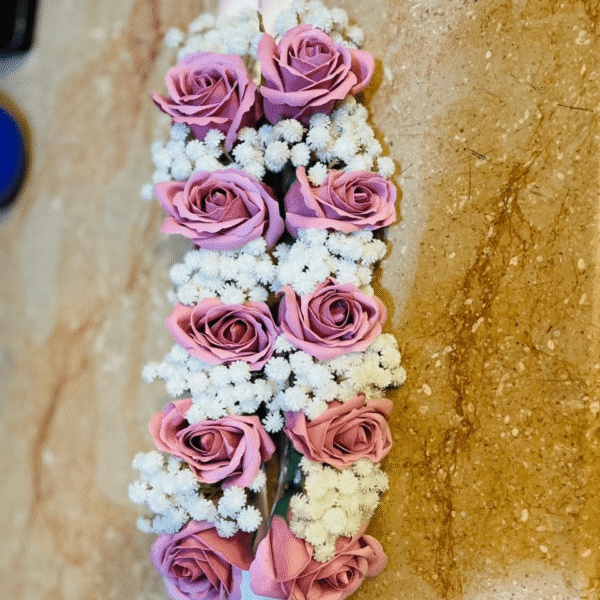 Sweet Pink Roses Gajra