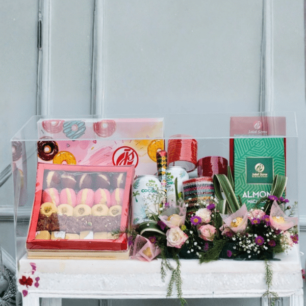 Premium Dessert & Floral Acrylic Box