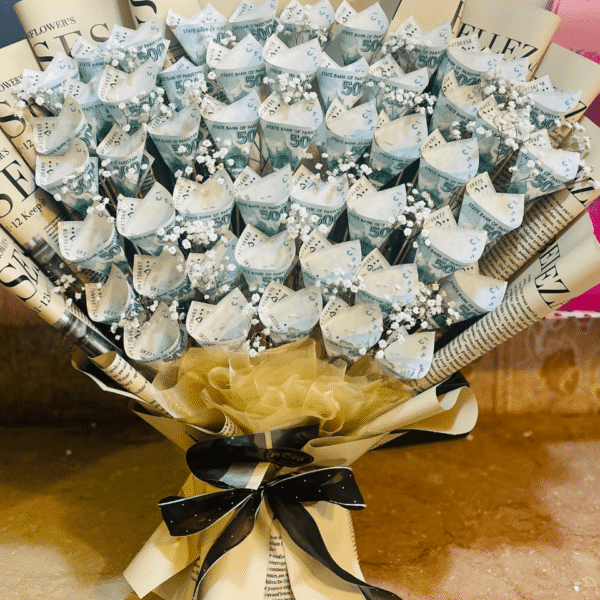 Personalized Cash Bouquet