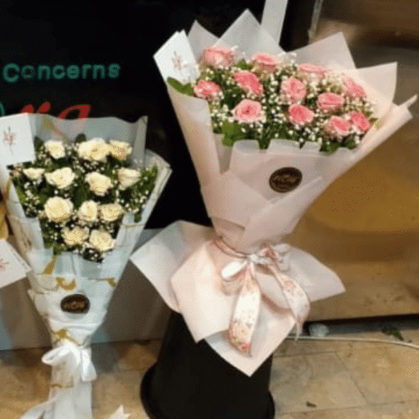 Sweet Pink Roses Grand Bouquet