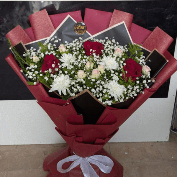 Rich Maroon Love Bouquet