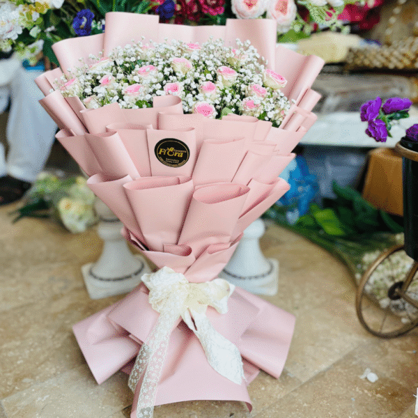 Blush Pink Rose Bouquet