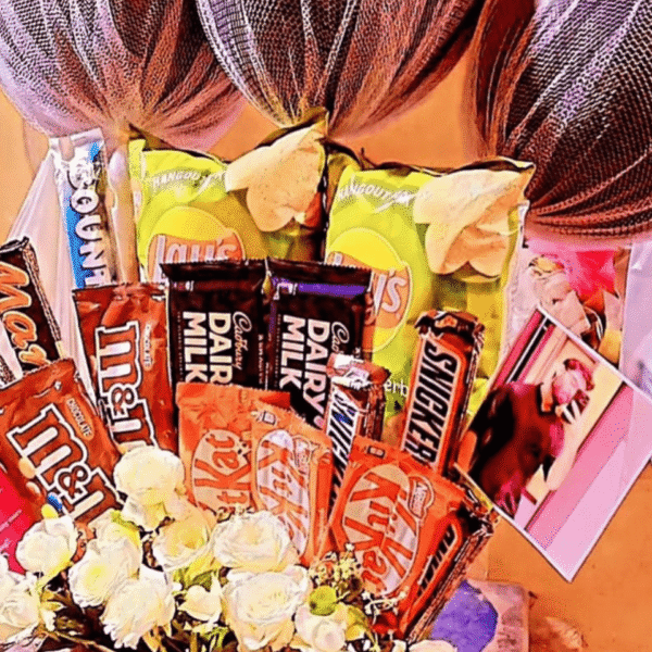 Ultimate Munchies & Chocolate Bouquet