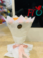 Orange Marigold/Carnation Bouquet - Image 2