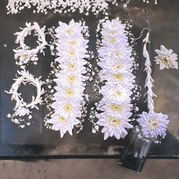 White Floral  Jewellery