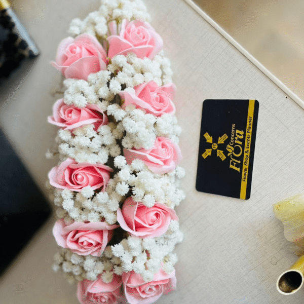 Sweet Pink Roses Gajra